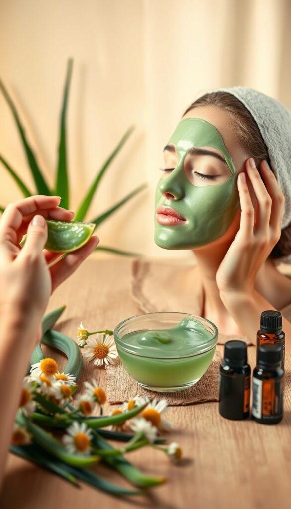 aloe vera face mask techniques