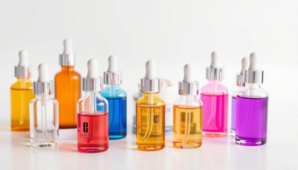 ampoules and serums for skincare