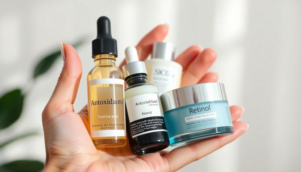 antioxidants and retinol skincare