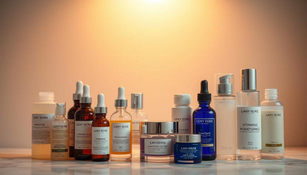 hydrating serums and moisturizers