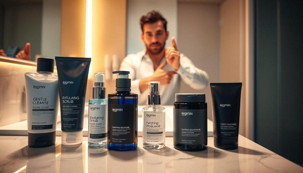 men skincare routine steps